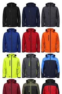 Veste coupe-vent sportive d'hiver pour homme, imperméable, respirante, à capuche, épaisse, avec logo personnalisé, idéale pour la course à pied et les activités sportives. - Product Image 3