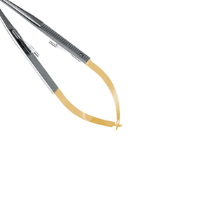 Micro Straight Castro Perma Sharp Needle <b>Holder</b> 14 cm Surgical Dental Instrument Stainless Steel Precision Suturing Kit - Product Image 6