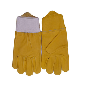 ถุงมือหนังแพะแท้สำหรับขับรถ ถุงมือทำงานหนังแท้สำหรับงานอุตสาหกรรม - Product Image 5