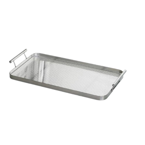 Plateau de service classique en aluminium pour chocolat, plateau à collations et desserts plaqué argent, fabriqué à la main par un grossiste indien - Product Image 5