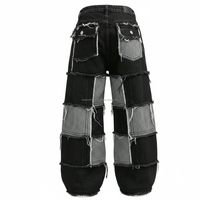 Pantalon pour homme à jambe large et incurvée, sur mesure, OEM, vente en gros