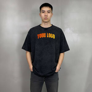 เสื้อยืดผู้ชายทรงหลวม ผ้าคอตตอนถัก 100% ซักกรด ขนาดใหญ่พิเศษ ระบายอากาศได้ดี ไม่ยับง่าย น้ำหนัก 220 กรัม เป็นมิตรต่อสิ่งแวดล้อม พร้อมสกรีนโลโก้ตามสั่ง - Product Image 4