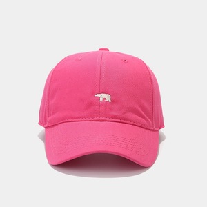 New Simple Little Bear Embroidery Logo Baseball Cap Custom Soft Top <b>Summer</b> Sun Visor <b>Hat</b> High Quality Low Moq - Product Image 5