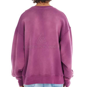 Sudadera Básica para Hombre con Lavado Ácido, Precio Económico, Gran Venta, Sudadera de Manga Larga de la Mejor Calidad, Producto de Primera Calidad - Product Image 3