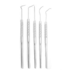 Ensemble de sondes et crochets de précision en acier inoxydable pour la dissection, le modelage de l'argile et de la cire, la couture et les travaux dentaires de précision - Product Image 1