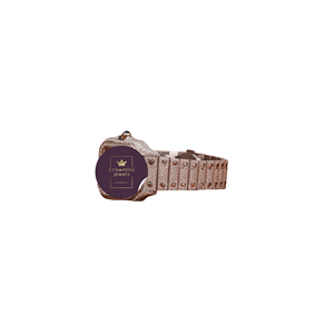 Nuevo Reloj de Pulsera Clásico de Lujo con Moissanita de Corte Redondo Completo, Movimiento de Cuarzo en Oro Blanco, Regalo para Hombre - Product Image 3