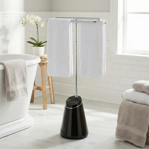 Organisateur de maison moderne avec porte-serviettes chauffant Barres en fonte grise de qualité OEM pour hôtels et rangement à domicile - Product Image 1