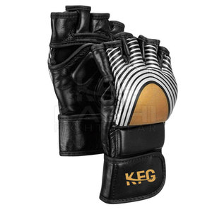 Guantes de Piel para Kick Boxing y MMA de Grado Profesional, Correa de Muñeca Ajustable, Diseño Transpirable que Absorbe la Humedad para Mayor Comodidad - Product Image 2