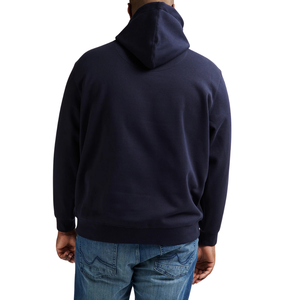 Sudadera con Capucha Azul Marino para Hombre, Mezcla de Poliéster/Algodón, Tejido de 180g, Transpirable y Antipilling, Color Sólido, para Otoño - Product Image 4