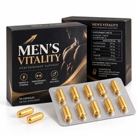 Capsules de vitalité pour hommes, emballage en blister, complément alimentaire à base de plantes, fabrication OEM, ODM, marque privée, sur mesure