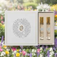 Set de 2 brumas corporales de 10 ml, tamaño viaje, caja de regalo con ingredientes naturales, venta al por mayor OEM