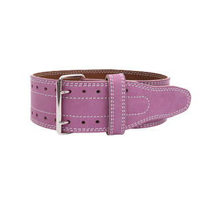 Custom Color 10mm/13mm Sparkling Cowhide Leather Belt Non-Slip Gym <b>Support</b> for Women Glitter Powerlifting Lever & Prong Belt - Product Image 1