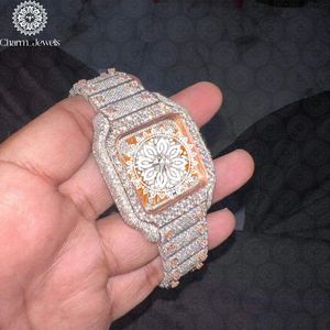 Charm_Jewels Luxury Stainless Steel Tonneau <b>Watch</b> 38mm Analog Luminous Unisex Fashion Quartz Movement - Product Image 4
