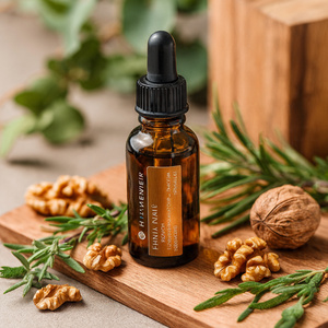 Raw Bergamot & Lavender Pure Essential Oil Blend 100% Pure Steam Distilled Custom Logo Bulk <b>Dropper</b> <b>Bottle</b> for Spa & Wellness - Product Image 5