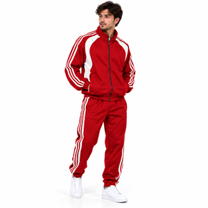Conjunto Deportivo de Calentamiento para Hombre, Ropa Deportiva Personalizada, Chaqueta de Entrenamiento de Algodón y Poliéster, Pantalones Jogger, Ropa al Por Mayor - Product Image 4