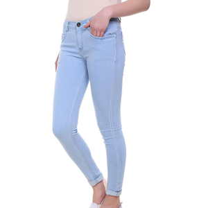 Los Mejores Jeans de Mezclilla Rectos de Talla Grande para Mujer, de Alta Elasticidad, Cintura Alta, Diseño Sólido y Corte Holgado - Product Image 4
