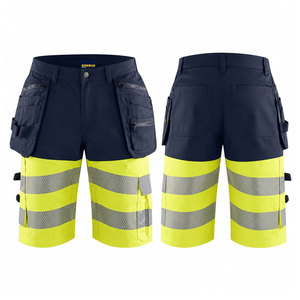 Pantalones Cortos de Seguridad Reflectantes de Alta Visibilidad para Hombre, Venta al por Mayor, en Todos los Colores, Pantalones Cortos de Trabajo de Alta Visibilidad, Pantalones Cortos de Seguridad con Bolsillos - Product Image 1
