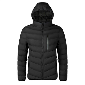 Men's <b>Winter</b> Canvas Puffer <b>Jacket</b> <b>Waterproof</b> Windproof Stand Collar Casual Coat with Long Fabric Brand New Best Selling - Product Image 1