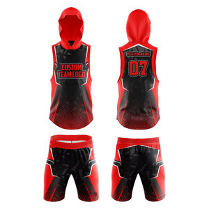 Wholesale Football Uniform Set Reinforced Stitching <b>Athletic</b> Apparel OEM Manufacturing - Product Image 5