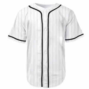 เสื้อเบสบอลโพลีเอสเตอร์พิมพ์ลายโลโก้ทีมแบบซับลิเมชั่นตามสั่ง ราคาถูก ไซส์เยาวชน เสื้อซอฟต์บอลสีพื้น - Product Image 1