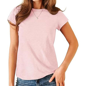 T-shirts pour femmes de haute qualité en modal doux à col rond et manches courtes, anti-UV, écologiques, décontractés pour l'été, basiques - Product Image 5