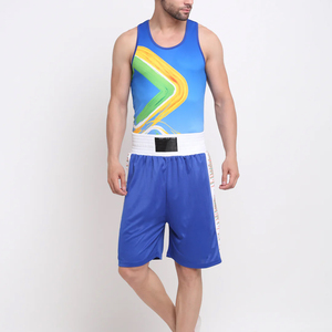 Uniforme de Boxeo de Secado Rápido de Último Diseño para Artes Marciales, Conjunto de Chaleco de Kickboxing con Logotipo y Colores Personalizados - Product Image 1