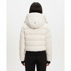 Oferta Especial: Abrigos de Invierno para Mujer de Tallas Grandes con Capucha y Cremallera, de Piel de Oveja Reversible y Poliéster Grueso, con Forro de Piel de Zorro, Talla Personalizada - Product Image 3