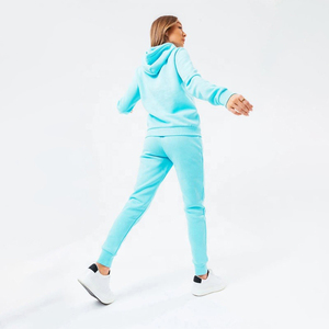 <b>Women</b> Sweatsuit Set Full <b>Zip</b> Hooded <b>Jacket</b> And Sweatpants Soft Casual Two Piece Outfit For Gym Running Travel And Daily - Product Image 5