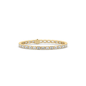 Unique Style 9.30Ct Lab Grown Diamond Bracelet Lightweight Pear Cut 14KT 10KT <b>Gold</b> Jewelry For Daily Wear Fashion Glamour - Product Image 6
