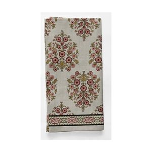 Servilleta de algodón damasco verde y blanco clásica premium de 45x45 cm, 220 GSM, para una mesa de comedor elegante en bodas y pedidos al por mayor. - Product Image 2