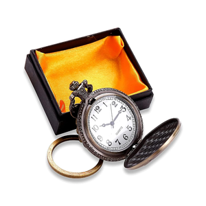 Porte-clés vintage en forme de montre de poche dragon, pendentif rond en métal gaufré, alliage de zinc - Product Image 6