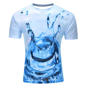 บริการ OEM เสื้อยืดซับลิเมชั่นผู้ชาย ระบายอากาศได้ดี น้ำหนักเบา เป็นมิตรกับสิ่งแวดล้อม สวมใส่สบาย คุณภาพสูง ผลิตจากโพลีเอสเตอร์ 100% - Product Image 1