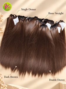 Peluca de Cabello Humano Vietnamita con Frente de Encaje, Sin Pegamento, Encaje Transparente, Línea de Cabello Natural, Sedosa y Suave - Product Image 5