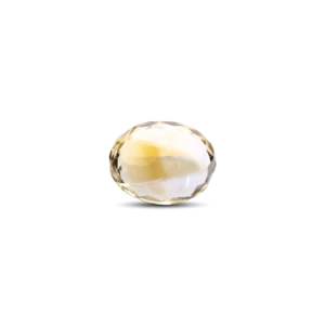 Natural Citrine Gemstone 10.35 Carat 12mm Yellow Certified Loose Stone for Jewelry Making - Product Image 2