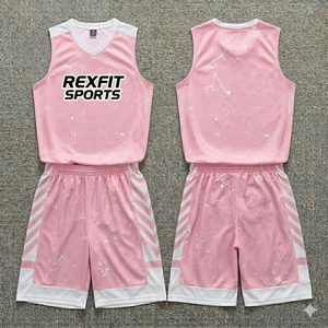 ชุดยูนิฟอร์มบาสเก็ตบอล REXFIT SPORTS OEM แบบกำหนดโลโก้เองได้ สำหรับผู้ใหญ่ ผลิตจากโพลีเอสเตอร์ 100% แห้งเร็ว น้ำหนักเบา ผู้จำหน่ายชุดกีฬา - Product Image 2