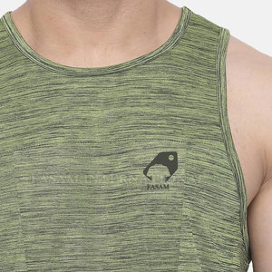 Chemises de sport sans manches de couleur unie, fabriquées au Pakistan, dernier design, vêtements de fitness. - Product Image 5