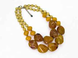 Collar de Piedras Preciosas de Ágata y Rubí Hechas a Mano de Lujo a Precios Bajos, Mayorista de Collares de Piedras Preciosas de Ágata y Rubí, Artesanías de Resina - Product Image 2
