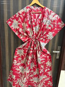 Women's Floral <b>Kaftan</b> Dress Printed <b>Summer</b> Beach Cover Up Lounge Wear Boho Maxi <b>Kaftan</b> Resort Vacation Dress - Product Image 1