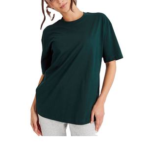 Camiseta de Mujer 100% Algodón, Cuello Redondo, Manga Corta Clásica, Transpirable, Ajuste Holgado, con Logotipo, Exportación de Proveedor de BD - Product Image 6