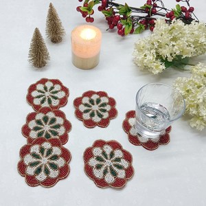 Juego de Posavasos Reutilizables Ecológicos Hechos a Mano con Diseño Bohemio de Poliéster y Algodón de Lujo, Elegantes Tapetes para Tazas, Cubierta para Mesa de Comedor - Product Image 3