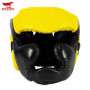 Protection de la tête, casque d'arts martiaux, casque de boxe, casque de sparring en cuir, casque d'entraînement de boxe, protections de tête pour la boxe - Product Image 2