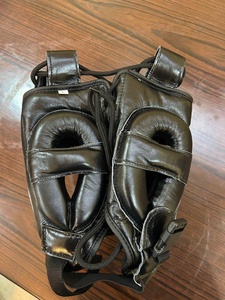 No Boxing No Life, protège-nez personnalisable en PU de haute qualité, protège-tête, poignées, rembourrage épais à 4 couches, respirant, Taekwondo, hiver - Product Image 4