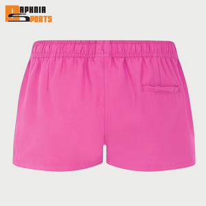 Custom Logo Women's Casual Mini Quick Dry Breathable Eco-Friendly High Waist <b>Elastic</b> Beach Swimwear Shorts Summer Surf Board - Product Image 2