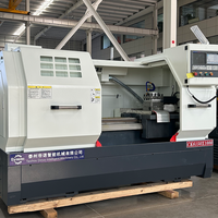 Tour CNC économique CK6150 220V 380V avec tourelle 4/6/8 postes, mandrin de précision à 3 mors, usage moyen pour le travail des métaux