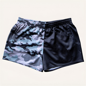 Pantalones Cortos de Rugby para Equipos Deportivos, Duraderos, de Poliéster Sublimado en Dos Tonos, con Doble Costura, Precio al por Mayor - Product Image 3