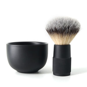 Maclura Nouvelle Brosse à Raser pour Homme, Poils Synthétiques Super Doux Silvertip, Manche en Métal Inoxydable, Modèle Macs Pak, Cadeau Idéal - Product Image 4