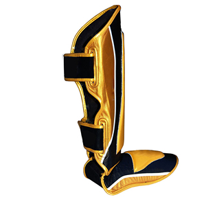 Nuevo Diseño Profesional de Espinilleras de Boxeo de Cuero, Color Personalizado, Ligeras, Ajustables, de Alta Calidad - Product Image 3