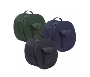 Sac de transport pour casque d'équitation avec doublure rembourrée, fermeture éclair sécurisée et construction légère pour l'écurie et les déplacements - Product Image 1