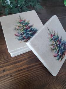 Sous-verres décoratifs pour arbre de Noël, décorations de table festives pour les fêtes, sous-verres pour boissons - Product Image 3