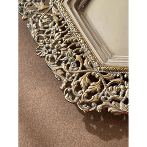 Top Quality Item Stainless Steel Serving <b>Tray</b> Oval Platter Heavy Duty Metal Serving <b>Tray</b> Large <b>Mirror</b> Polish Sizzler Platter - Product Image 6